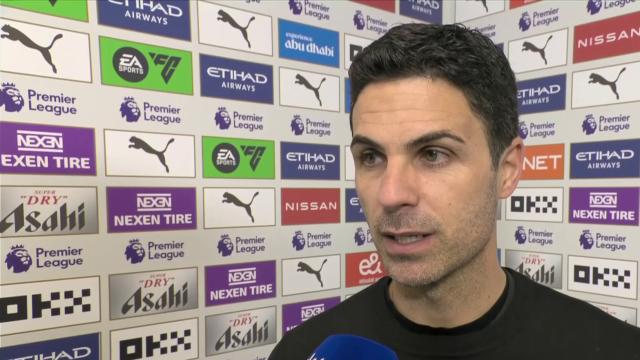 Arteta: Arsenal lacked patience v. Manchester City