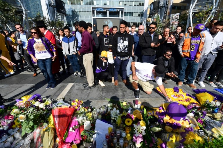 Kobe Bryant Fans Pay Tribute To The Late Star