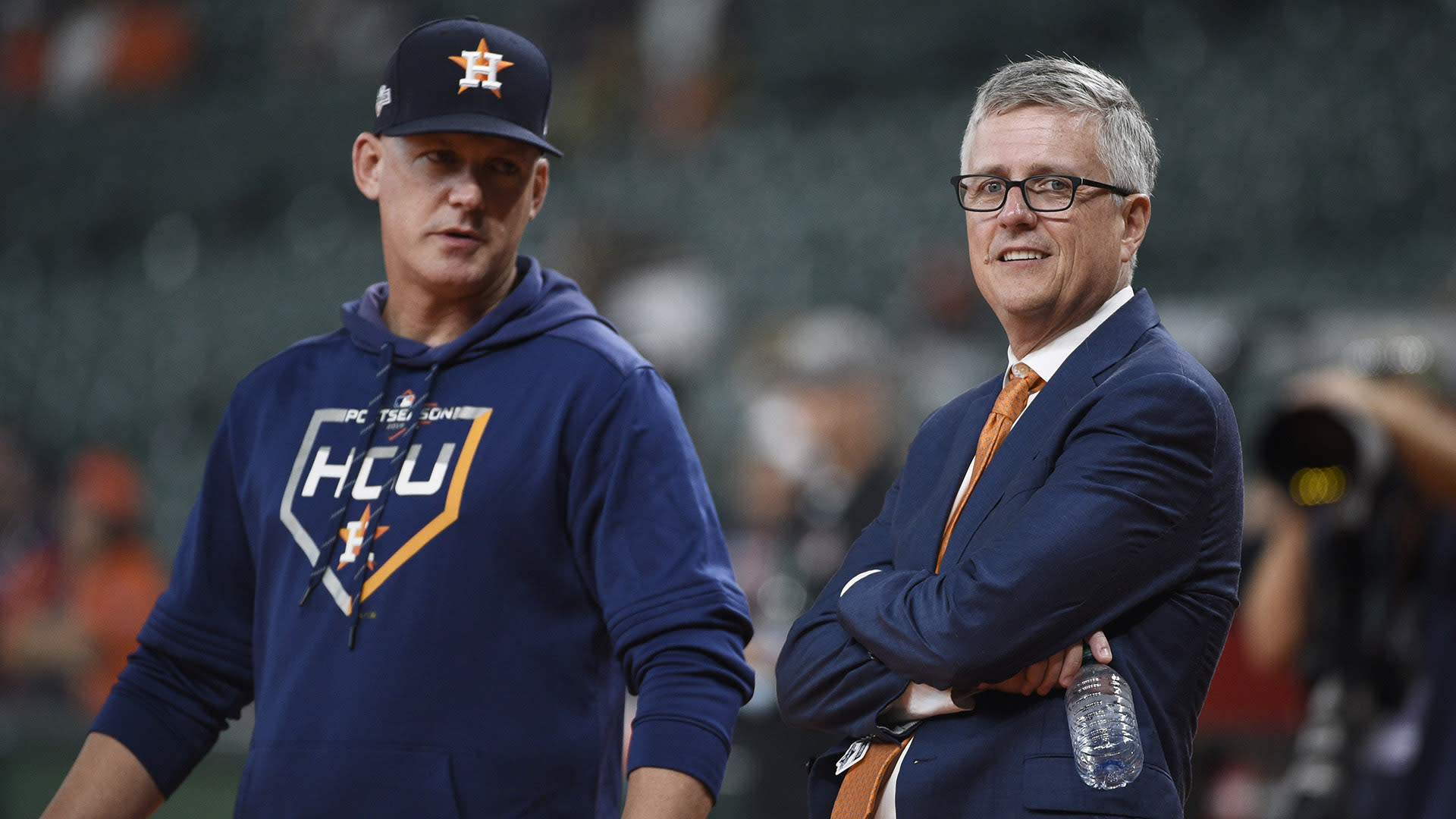 Astros manager AJ Hinch, GM Jeff Luhnow suspended for cheating