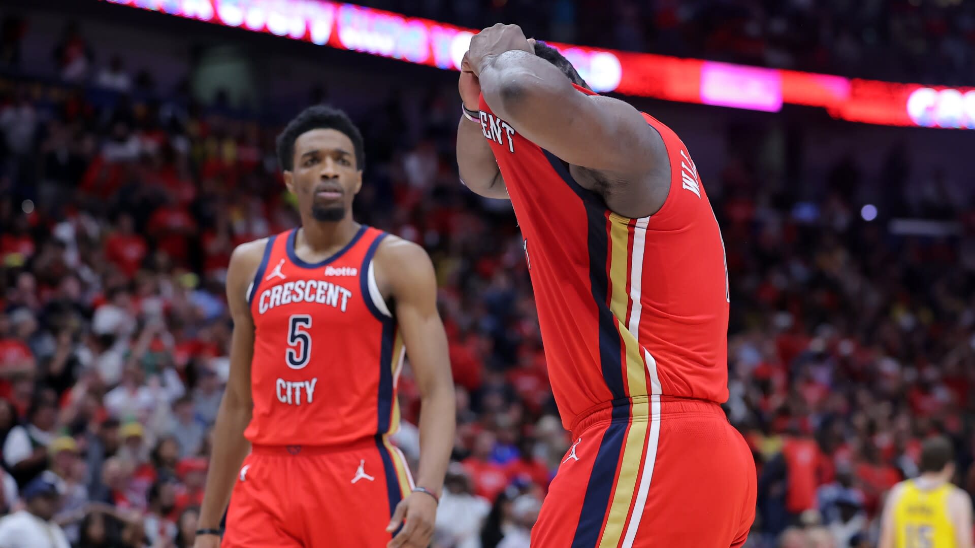 Zion Williamson out for play-in game vs. Kings due to left hamstring injury