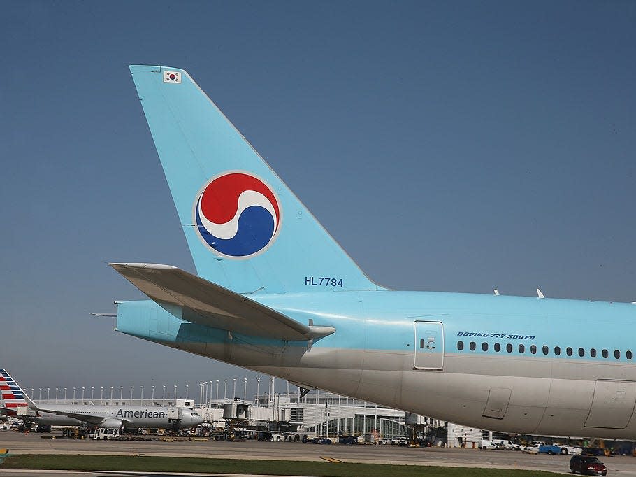 Korean Air dismissed a claim that one of its planes was packed with fake votes a..