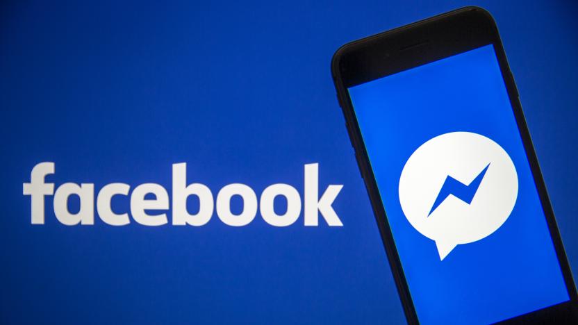 ANKARA, TURKEY - FEBRUARY 27: In this photo illustration a mobile phone screen displays the Facebook Messenger logo in front of a computer screen showing the Facebook sign in Ankara Turkey on February 27, 2020. Ali Balikci / Anadolu Agency