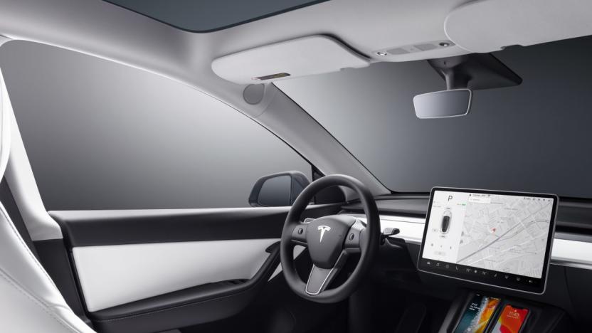 Model Y interior