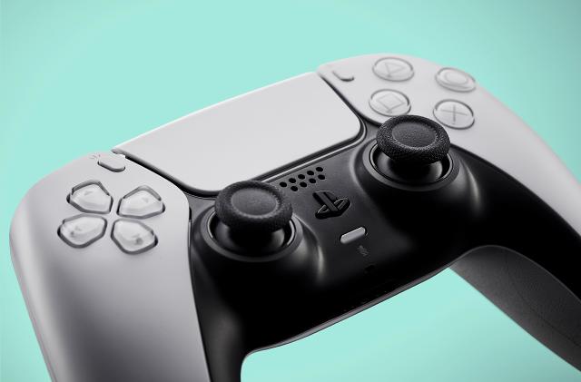 A Sony PlayStation 5 DualSense controller, taken on October 29, 2020. (Photo by Olly Curtis/Future Publishing via Getty Images)