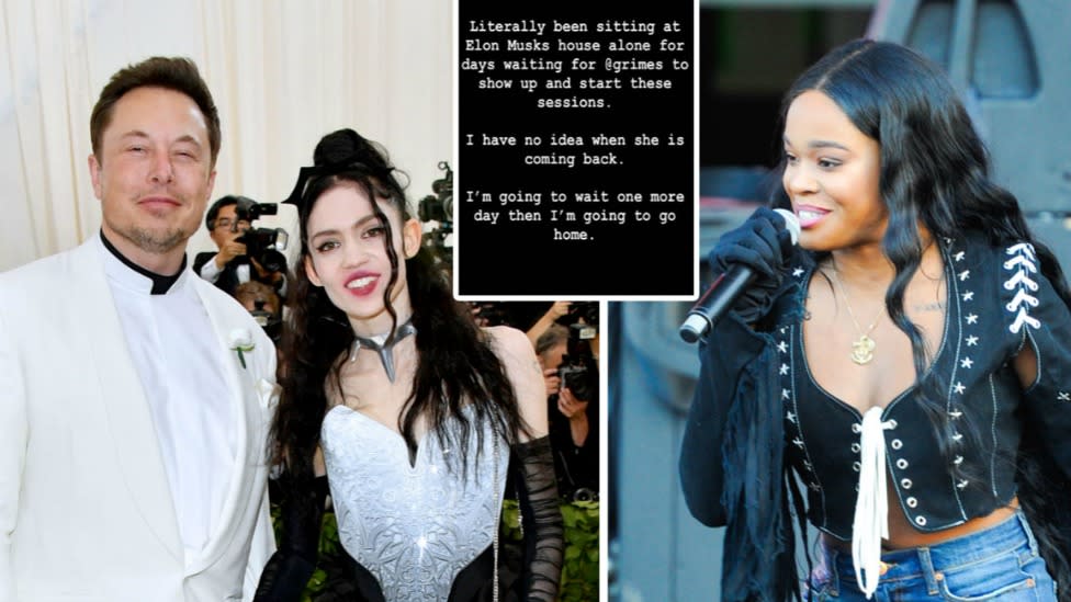 Elon Musk and Grimes trap Azealia Banks in home mid feud