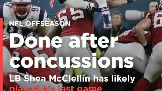 Former Patriots, Bears LB Shea McClellin is done in the NFL after multiple concussions