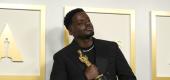 Daniel Kaluuya, winner of the Oscar for Best Supporting Actor for "Judas and the Black Messiah." (AP) 