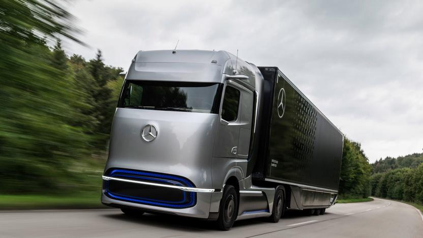 Mercedes-Benz GenH2 hydrogen fuel cell truck