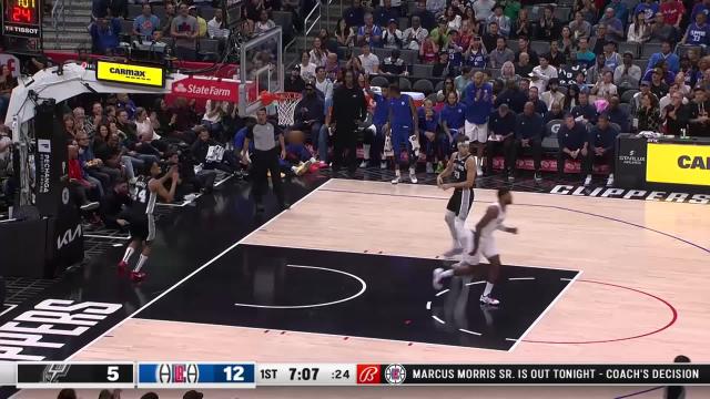 Spurs vs Clippers Game Highlights