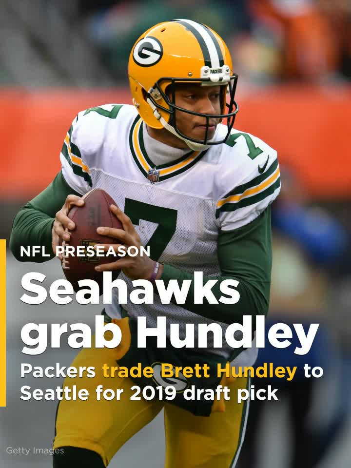 Seahawks trade for Packers QB Brett Hundley, give up 2019 sixth-round pick