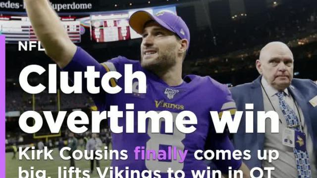 Kirk Cousins finally comes up big