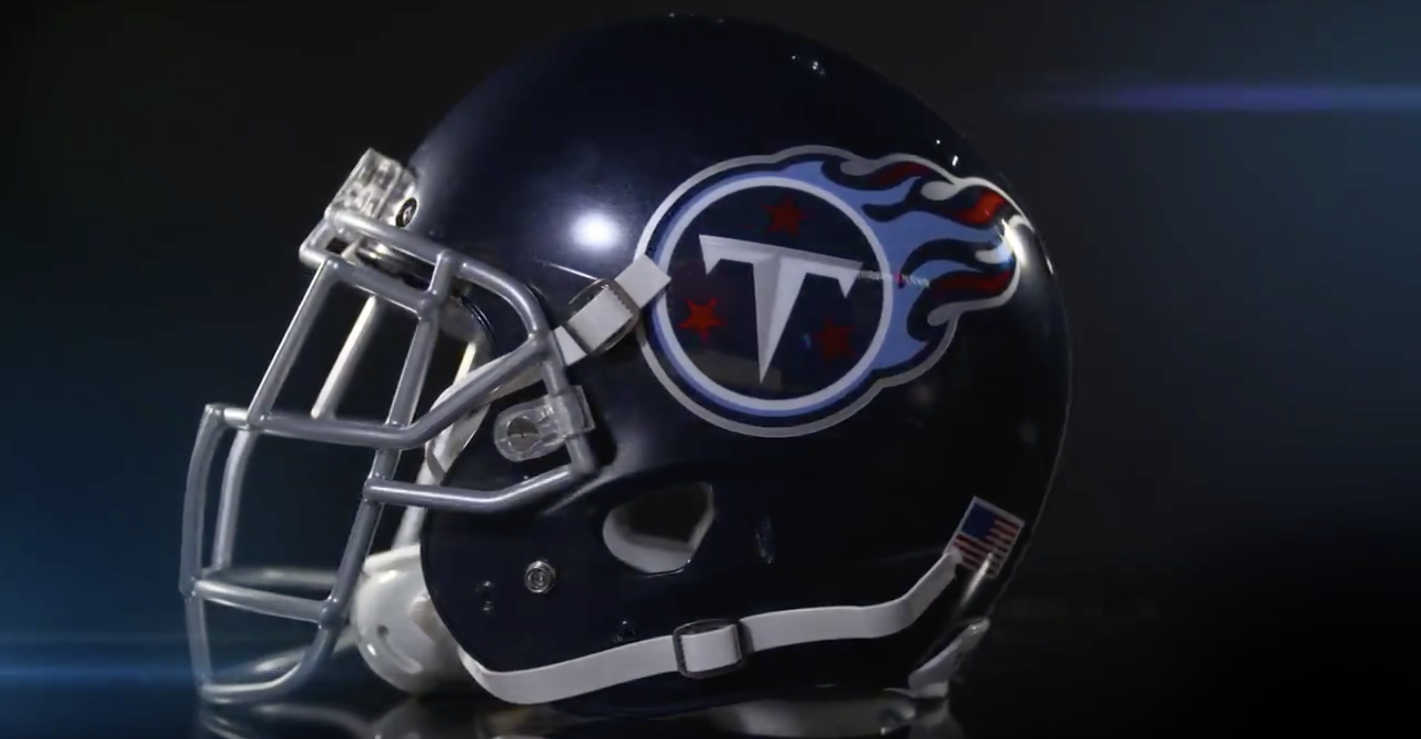 The Tennessee Titans unveil their new uniforms