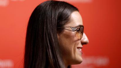 Getty Images - NEW YORK, NEW YORK - APRIL 15: Caitlin Clark arrives prior to the 2024 WNBA Draft at Brooklyn Academy of Music on April 15, 2024 in New York City. (Photo by Sarah Stier/Getty Images)