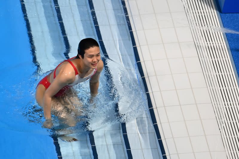 Olympics-Diving-Dominant Shi doubles up again with 3m ...