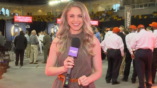 Tiger trivia with LSU, Clemson players at Media Day in New Orleans