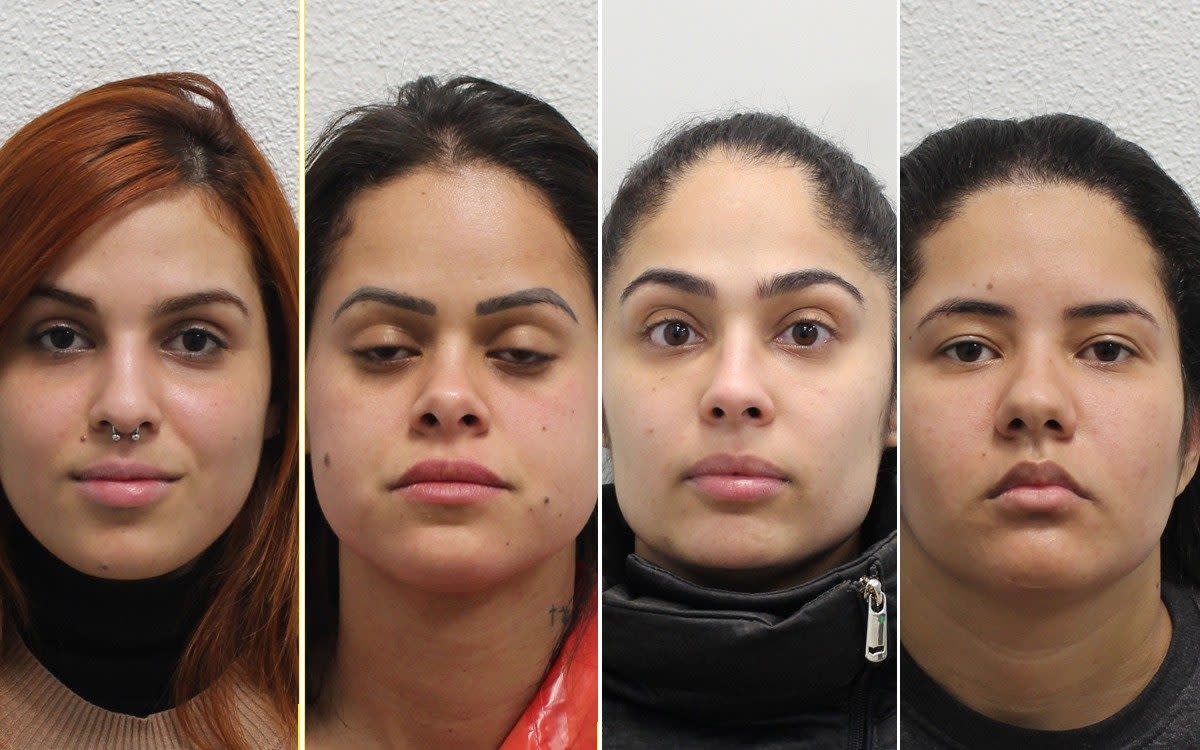 Jailed: ‘Charlie’s Angels’ moped gang who acted as ‘takeaway service for drugs’