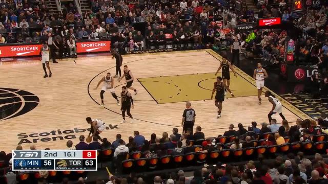 Mike Conley with a 2-pointer vs the Toronto Raptors