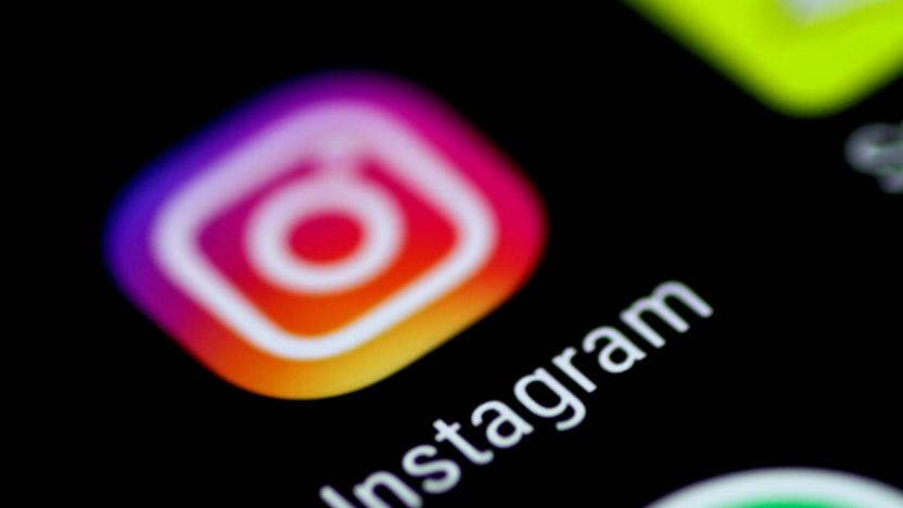 The Instagram application is seen on a phone screen August 3, 2017.   REUTERS/Thomas White