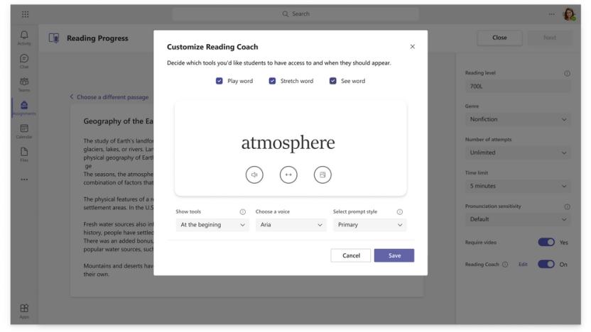 Microsoft AI Reading Coach