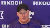 Kansas State football coach Chris Klieman talks about changes to the Wildcats' offense