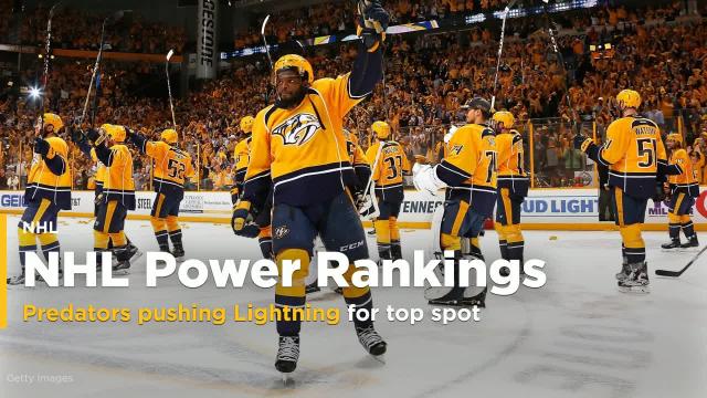 NHL Power Rankings: Predators pushing Lightning for top spot