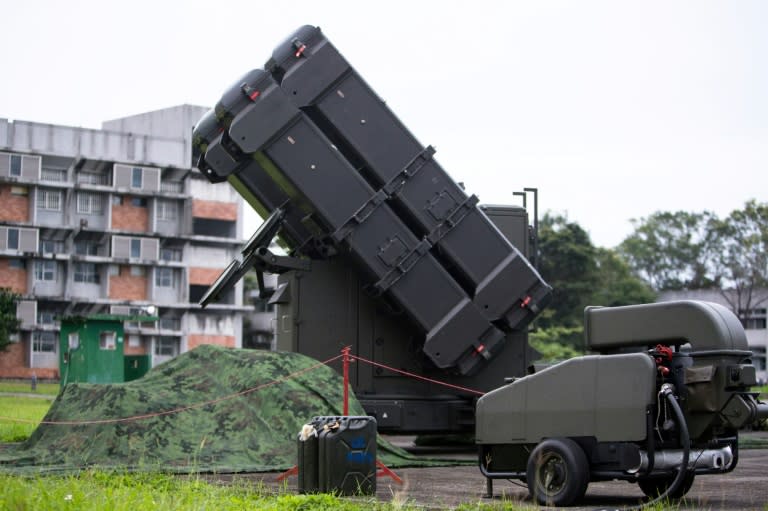 Taiwan has carried out its own drills in response to China's military exercises around the island (AFP Photo/Handout)