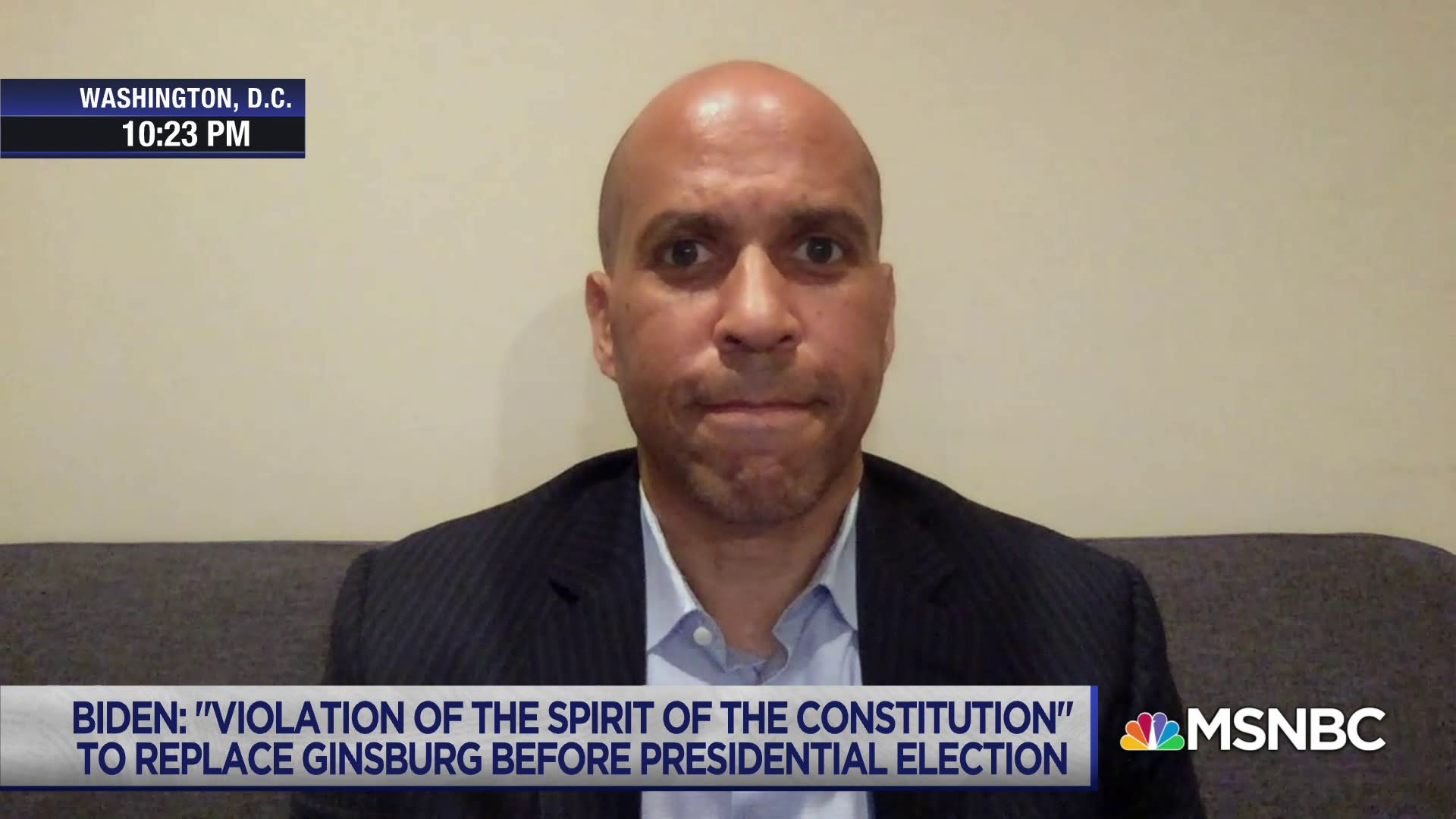 Sen. Booker: Please, really invest yourself in the election