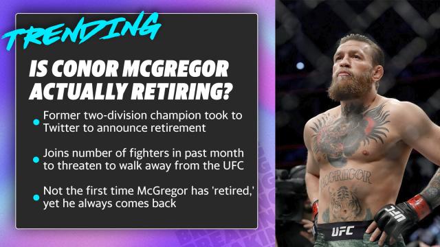 Is Conor McGregor actually retiring? 