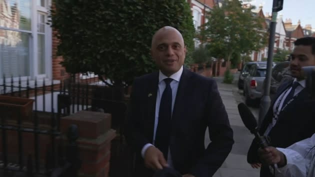 Sajid Javid démissionne du gouvernement de Boris Johnson