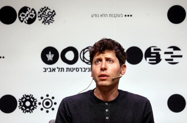 Sam Altman, CEO of Microsoft-backed OpenAI and ChatGPT creator takes part in a talk at Tel Aviv University in Tel Aviv, Israel June 5, 2023. REUTERS/Amir Cohen