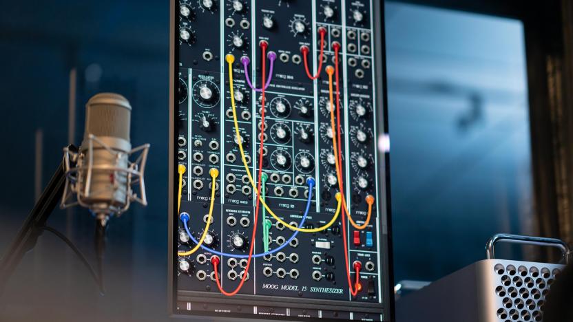 Moog Model 15 modular synthesizer app for Mac