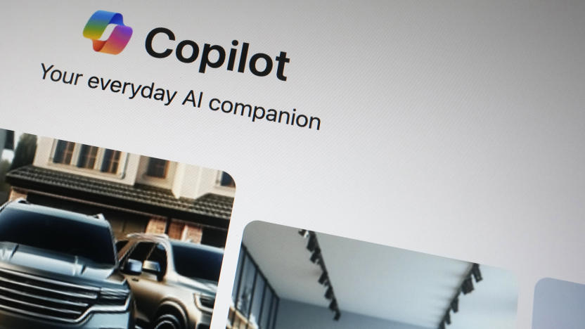FILE - A Copilot page showing the incorporation of AI technology is shown in London, Tuesday, Feb. 13, 2024. A Microsoft engineer is sounding an alarm Wednesday, March 6, 2024, about offensive and harmful imagery he says is too easily made by the company’s artificial intelligence image-generator tool. (AP Photo/Alastair Grant, File)