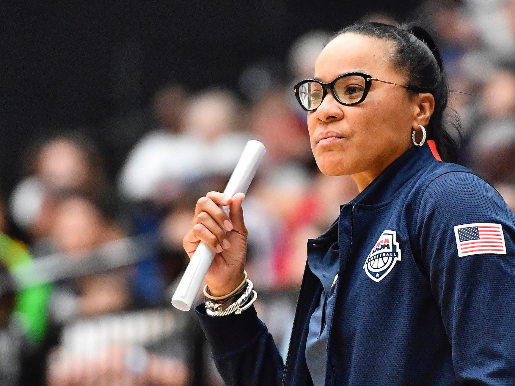 USA Basketball coach Dawn Staley says 'you have to consider it' after