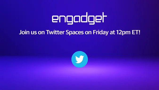 A graphic with the Engadget logo at the top and the words