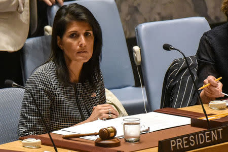 U.S. pushes U.N. Security Council to focus on Iran not Israel