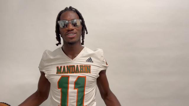Quick questions with Mandarin's Super 11 wide receiver Jeremiah Shack