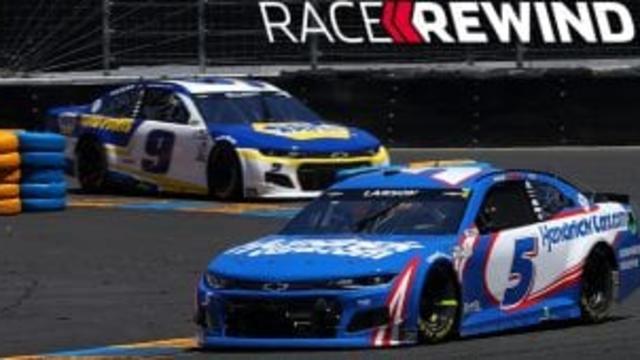 Race Rewind: Larson wins at home, tames Sonoma’s twists and turns