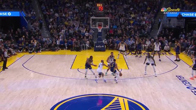 Taurean Prince with an and one vs the Golden State Warriors