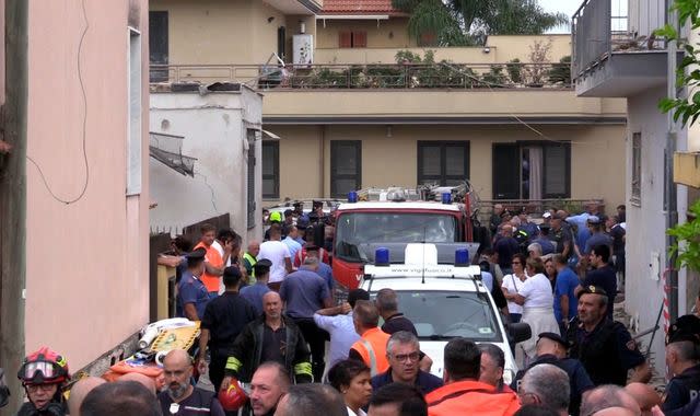 Young siblings killed as building collapses in Naples