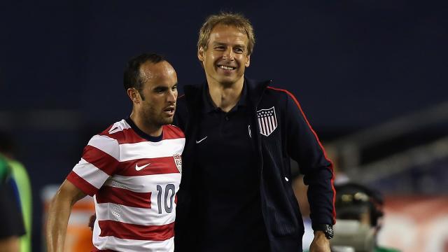 What grade would Landon Donovan give Jürgen Klinsmann?