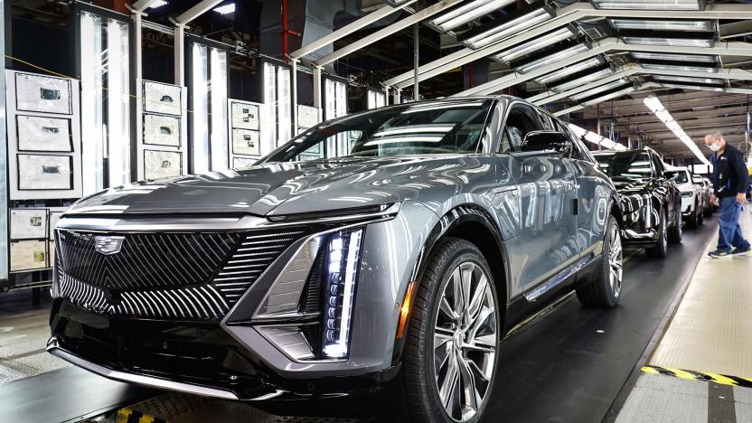 Cadillac Lyriq EV in production at Spring Hill, Tennessee plant