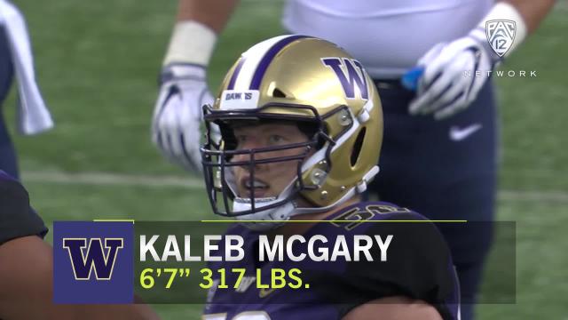 Kaleb McGary Highlights: Washington OL has sights on NFL future