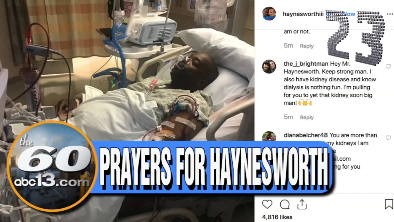 Albert Haynesworth's plea for kidney sparks numerous offers