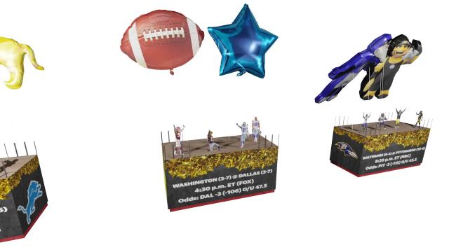 Explore NFL Thanksgiving matchups in augmented reality