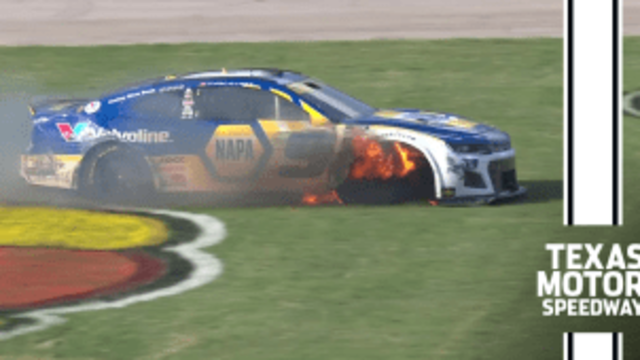 Playoff front runner Chase Elliott suffers major damage at Texas
