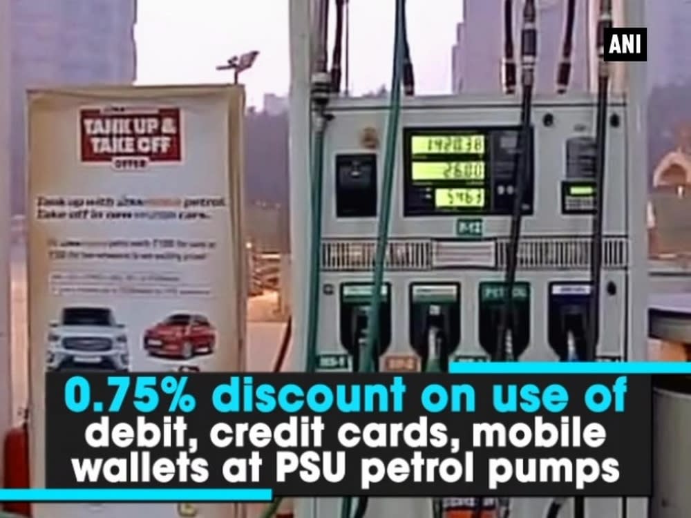 on to discount get petrol 0.75 how discount debit, mobile on cards, 0.75 of credit use