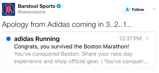 adidas boston marathon email