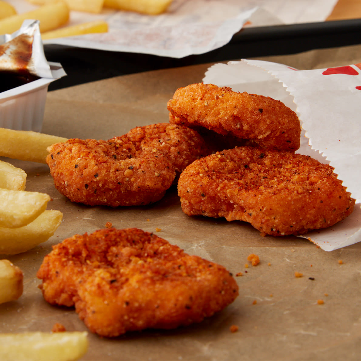 You can get 10 spicy chicken nuggets from Burger King for basically 15 ...