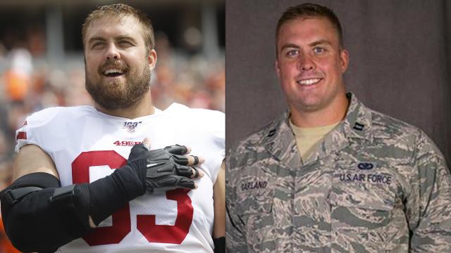 49ers OL Ben Garland balances NFL career with National Guard service