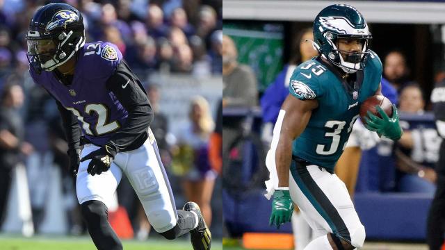 Eagles' Boston Scott, Ravens' Rashod Bateman headline early pickups for Week 9